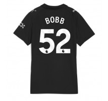 Manchester City Oscar Bobb #52 Koszulka Wyjazdowa damskie 2025-26 Krótki Rękaw